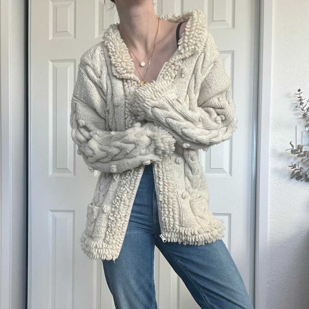 The Better Sweater vintage zip up knit 🥞